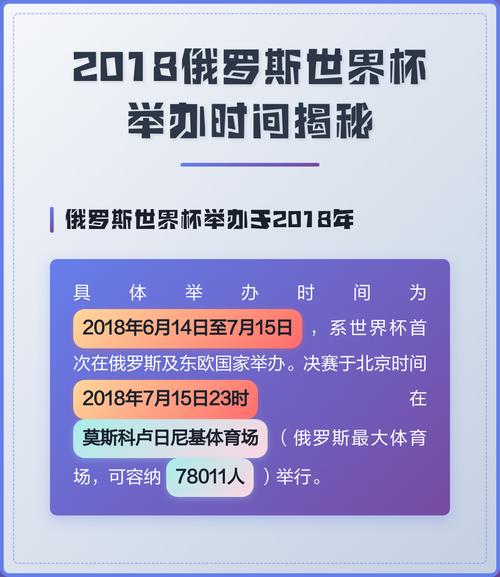 2018世界杯开幕式时间是什么时候?