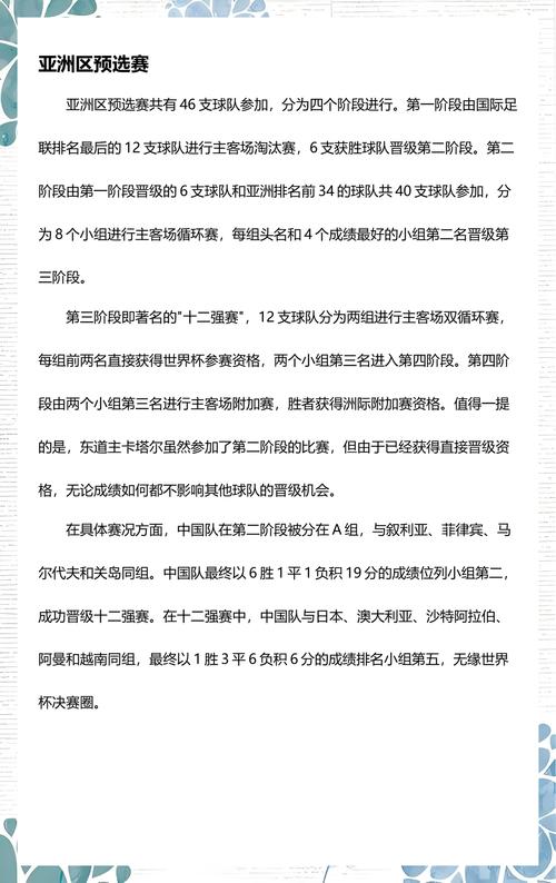 卡塔尔世界杯预选赛赛程表最新版？