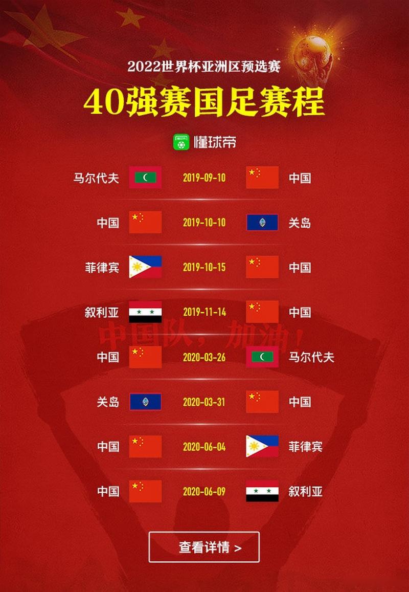 2026世界杯预选赛40强赛赛程是什么?