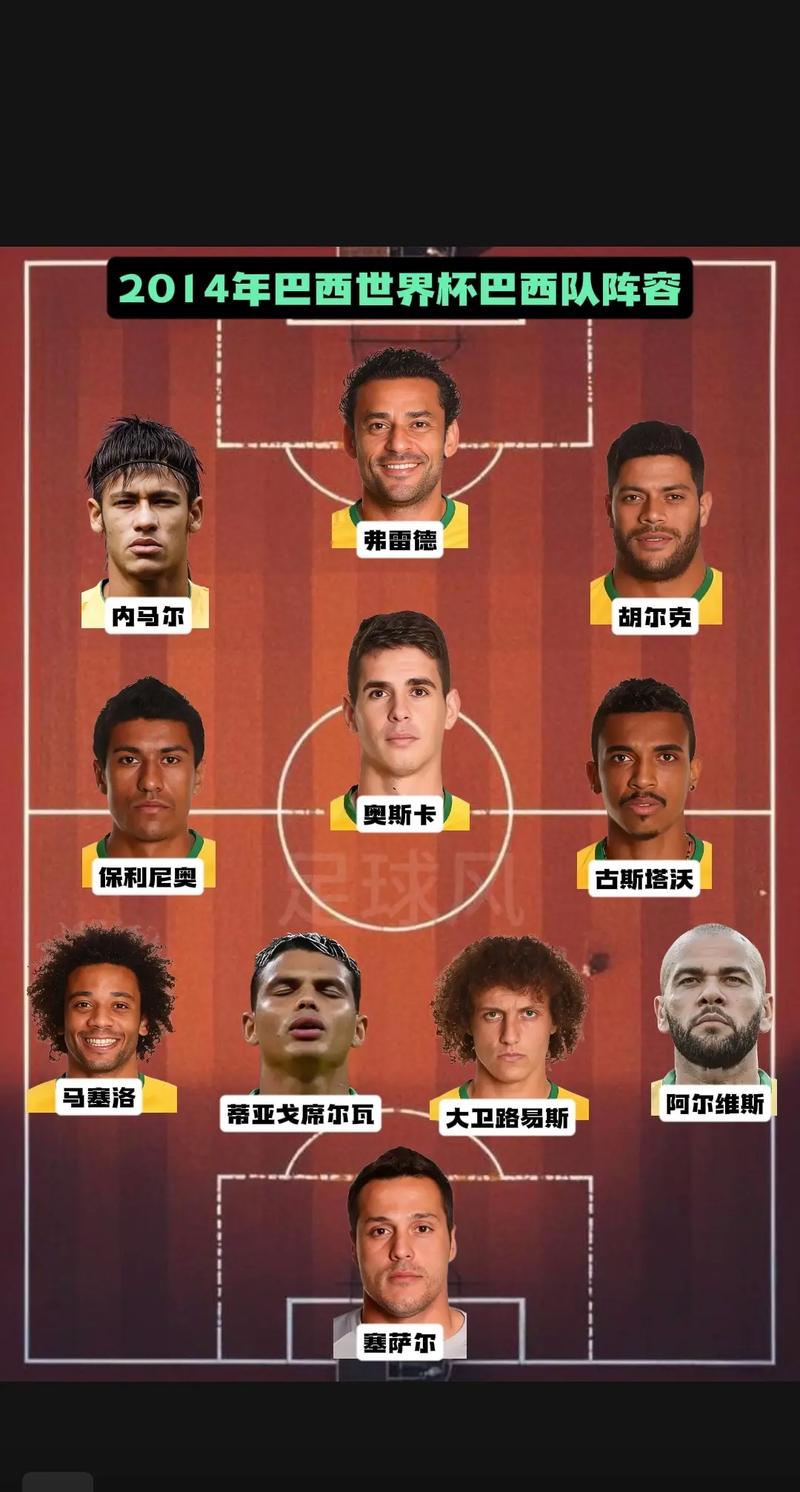 2014年巴西世界杯,巴西队大名单都有哪些球员?