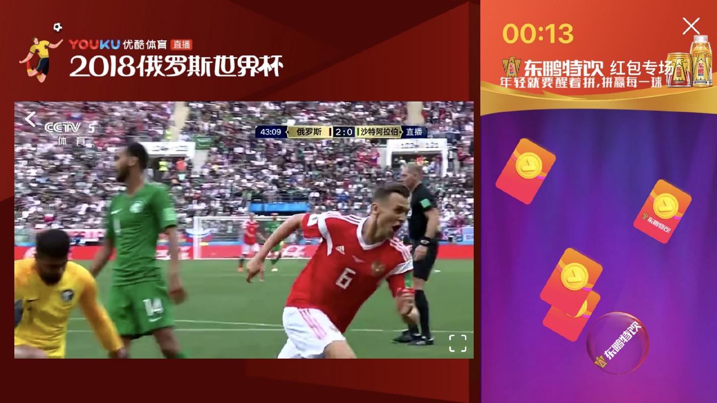 世界杯直播,优酷在线怎么看?