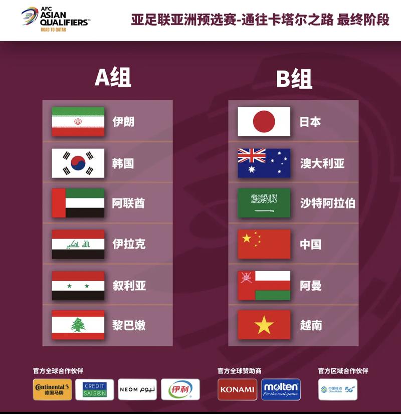 世界杯亚洲12强赛:哪些球队有望直通2026?