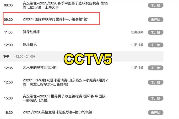 CCTV5世界杯高清直播怎么看?